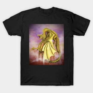 Golden dragon flight T-Shirt